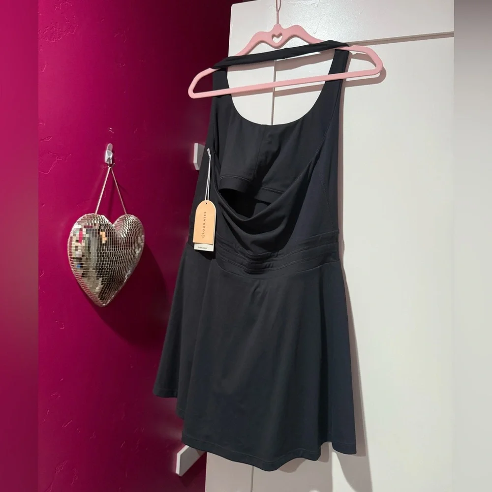 NWT Blogilates Jet Black Game Set Match Dress Size XL - Picture 5 of 6